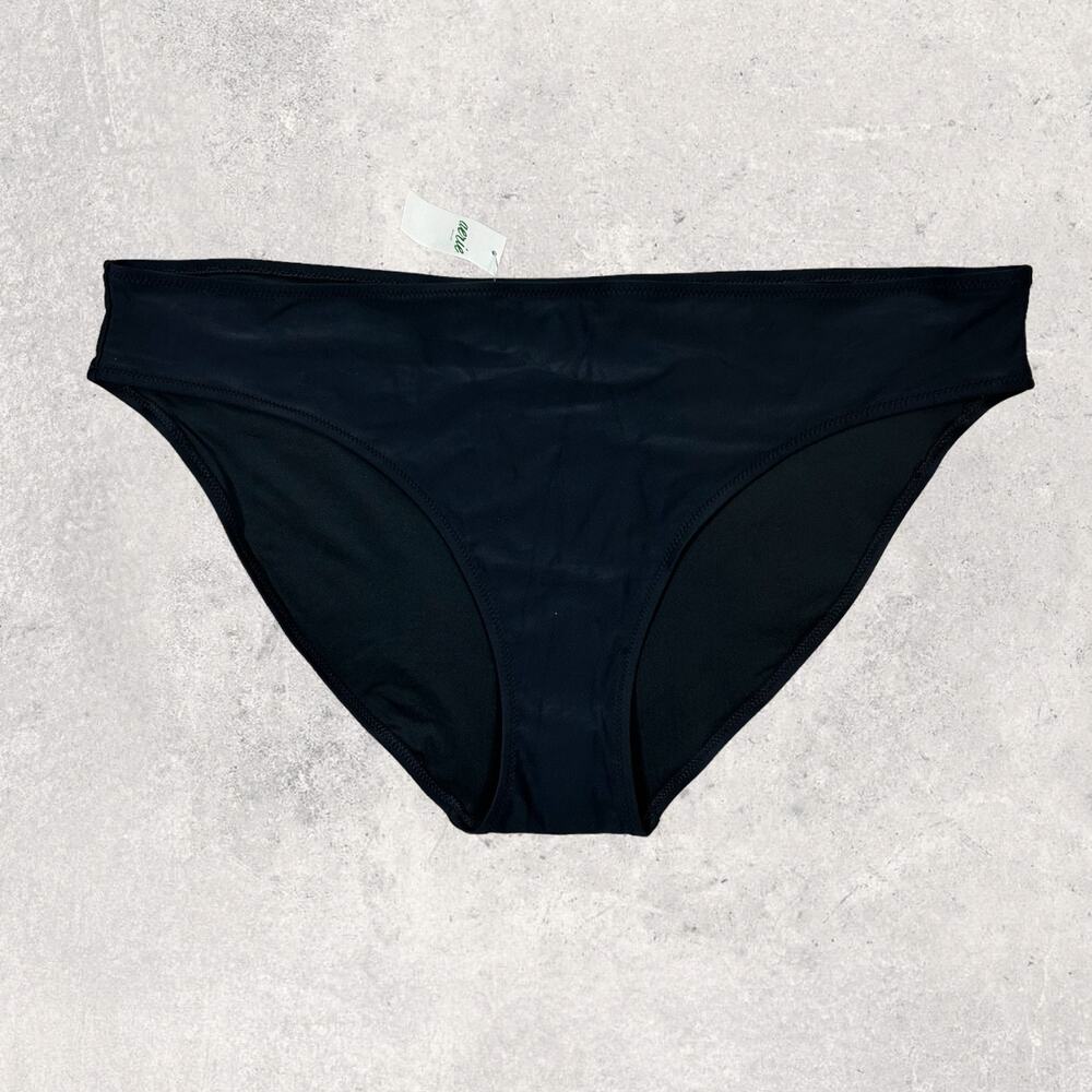 Aerie Swim Full Coverage Black Bikini‎ Bottom - XXL
